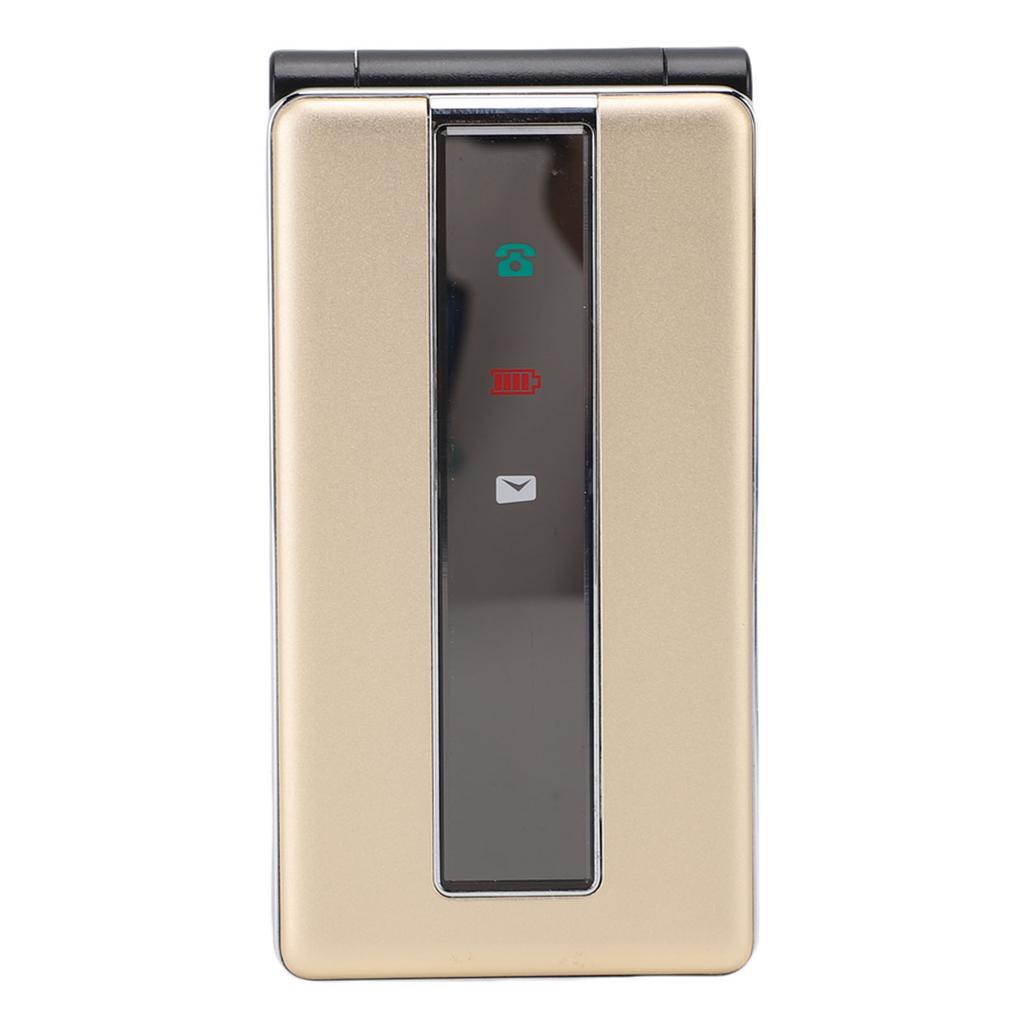 2G Unlocked Flip Phone 2.4 Inch Color Display 2 SIM Loud Speaker Flip Cell Phone with Large Keys for Seniors