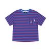 Relaxed FiT STripe PockeT T shirT Blue Sa 0213