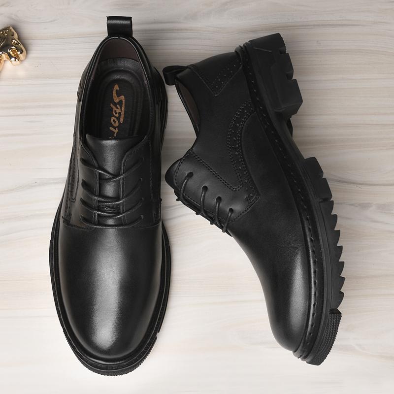 Klassische handgefertigte Herren Oxford Schuhe Echtleder Herren Business Formell Slipper Luxusmarke Herren Freizeitschuhe Atmungsaktive Derby Schuhe