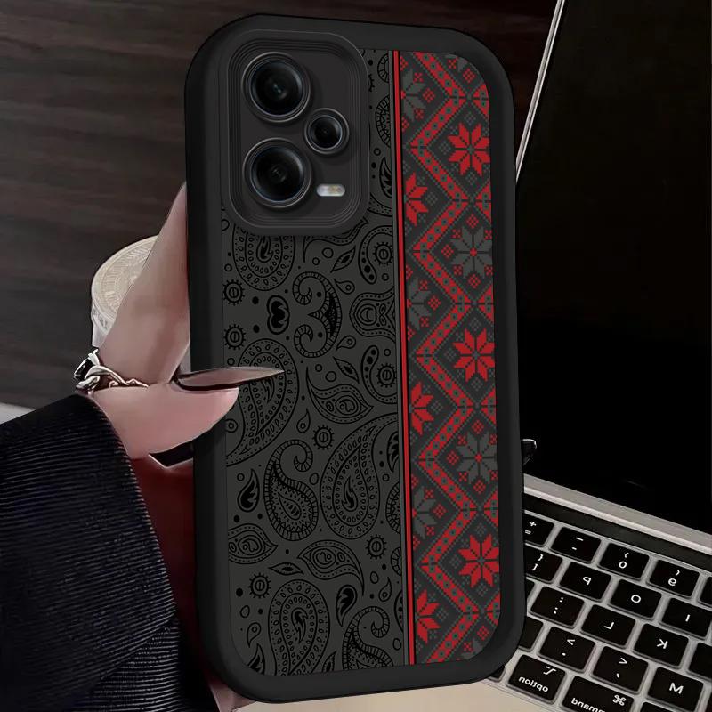 

Винтажный чехол для телефона с графикой тотема для Xiaomi Redmi Note 14 13 12 11 Pro Plus 4G 5G 12S 11S 10S 10 9 9S 8 14C 13C Redmi 10 5G