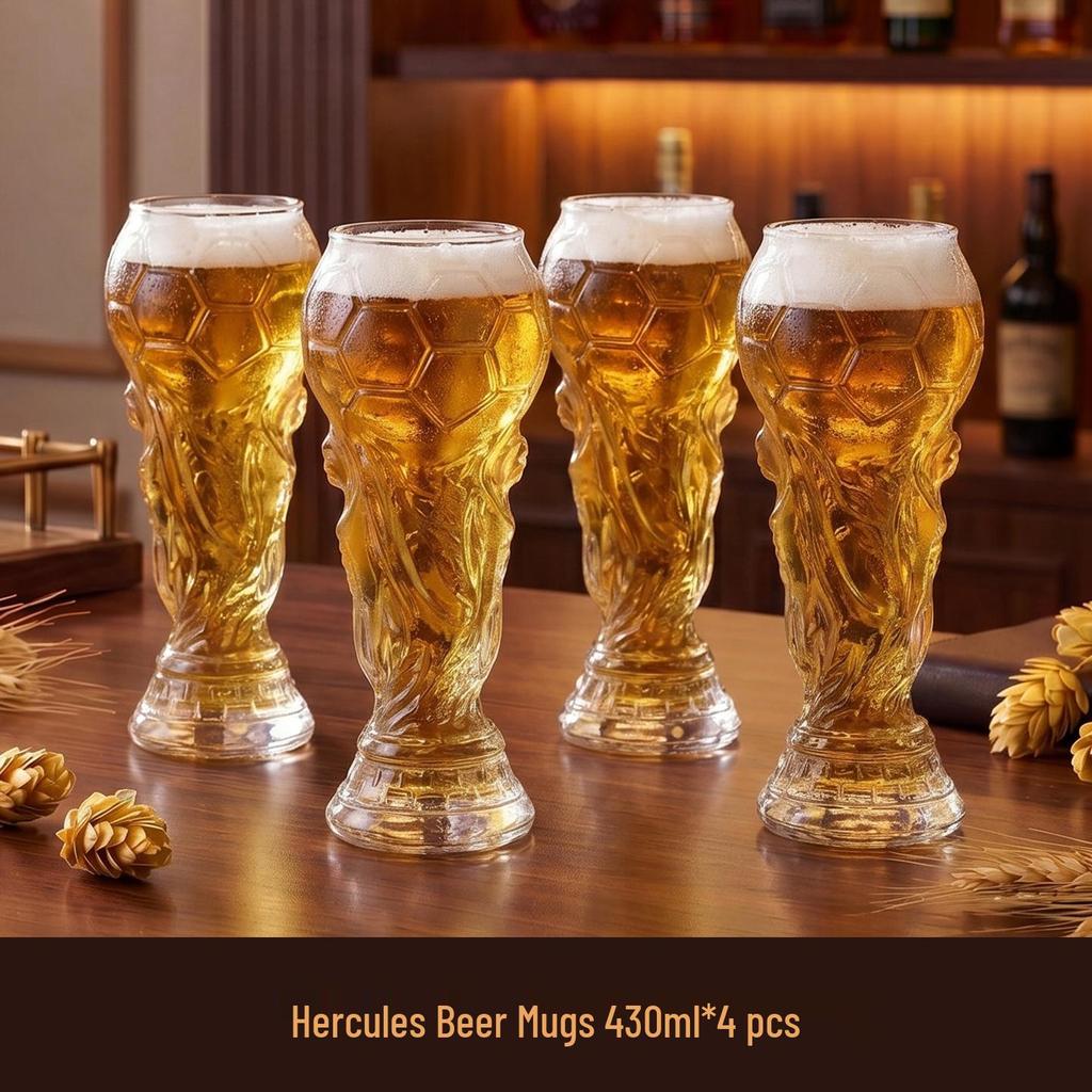 2026 High-End Creative Beer Mug: Light Luxury, Large Capacity for Home Craft Beer & Personal Wine Use