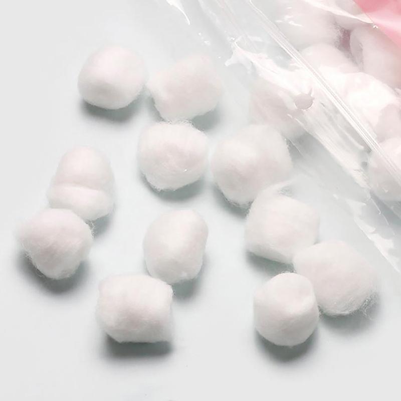 50/100/200 Pcs Nail Polish Remover Cotton Wool Balls Cleaning Tool Nail Art Cleaner Manicure Tools