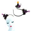 Cute Headband+ Hair Clip for Girls Witch Hat Shape Festival Hair Supplies