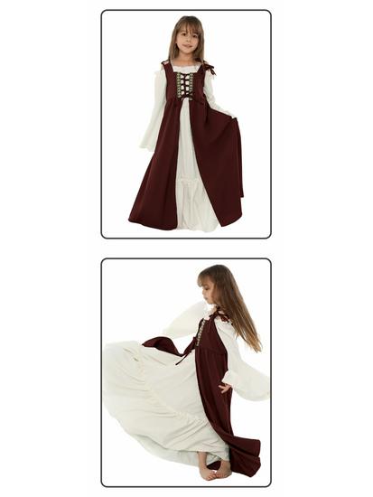 Children's Medieval Cosplay Costume for Halloween and Carnival