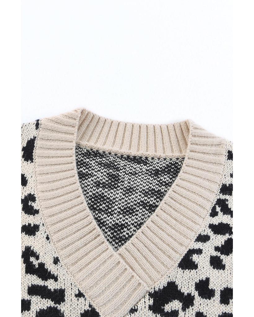 Azura Exchange Color Block Long Sleeve Sweater