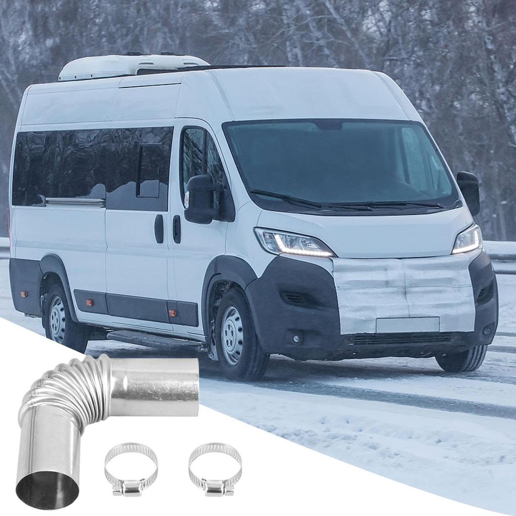 Car Air Duct Connector, Heater Hose, Parking Heater Pipe, Stainless Steel, Heater Pipe for