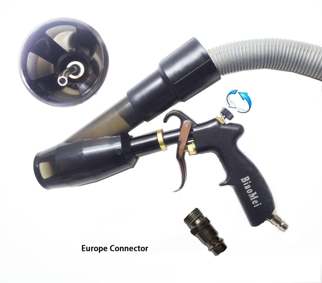 Car Interior Detailing Air Blow Tornado Gun &vacunm Gun ,Cleaning Tornador Gun Quickly Blasts Dirt and Dust