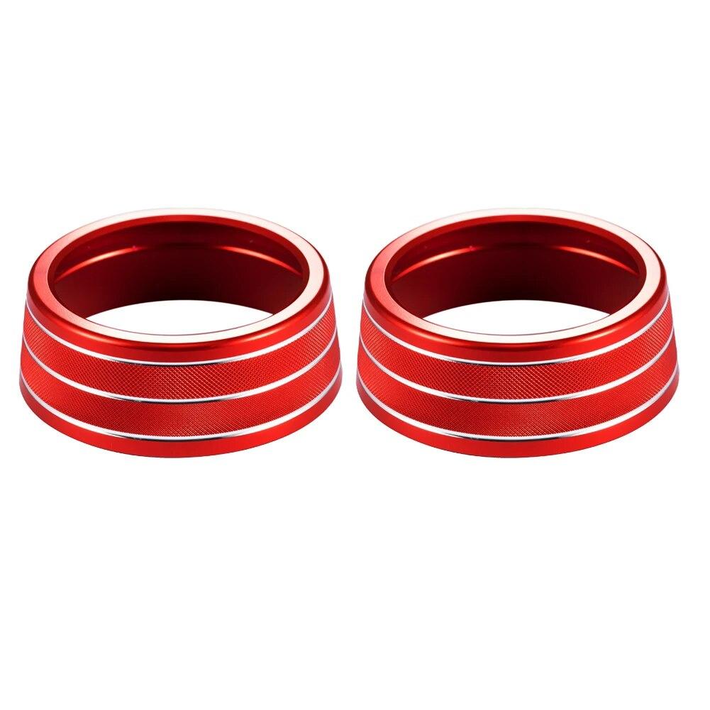 2Pcs/set Car AC Control Knob Cover For Toyota RAV4 - Car AC Climate Control Knob Trim Button Cover Auto Accessories