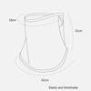 Ice Silk Sunscreen Face Mask With Ear Hooks - Unisex Summer Cycling Face Cover, Breathable Uv Shield For Face And Neck