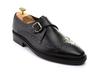Lavantano Wingtip Single Monk - Black