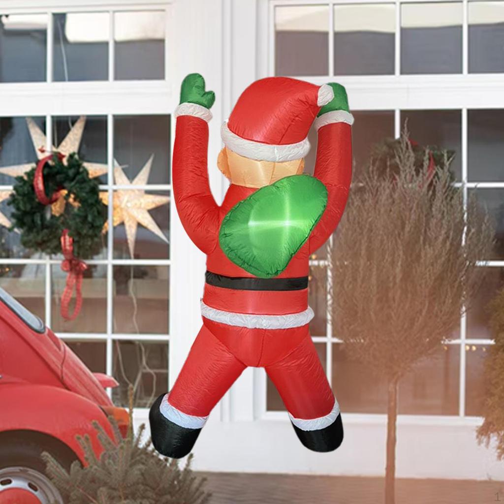 Christmas Decoration Outdoor Inflatable Climbing Santa Claus Indoor Inflatables with Built