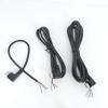 4 Stück 2/4-adriges Pin-Kabel USB 2.0 Typ C männlich weiblich Winkelstecker Typ C Kabelstecker rechtwinklig Stecker DIY Reparatur Daten Ladekabel