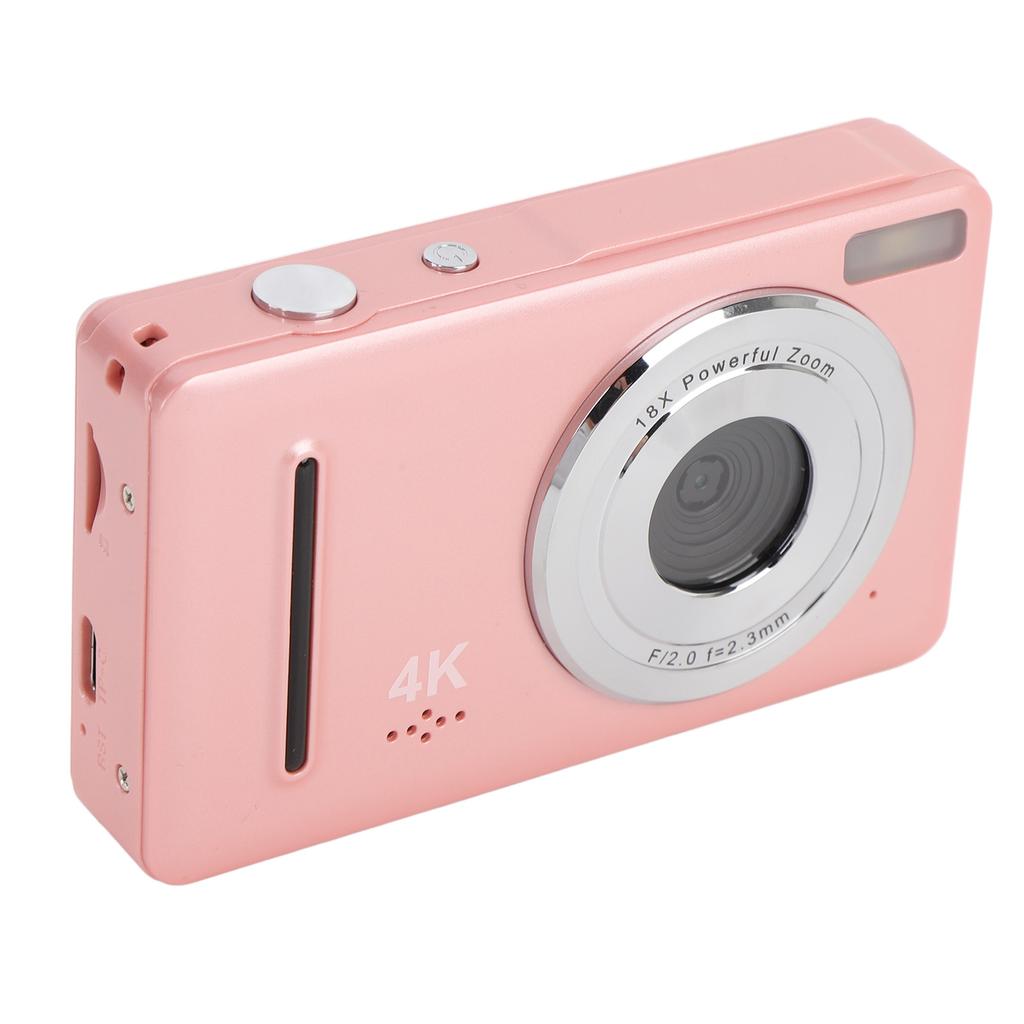 Digital Camera 4K 6 P 2.4inch Screen 18x Digital Zoom Portable Compact Travel Video Camera for Beginner
