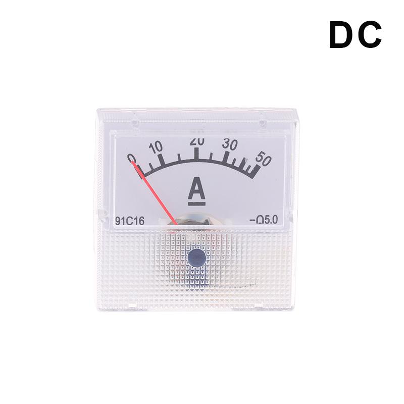 Ac 150-300V Cc 10-250V Cc 5-75A Amperometro Mini Tester Voltmetro Amperometro Pannello Analogico