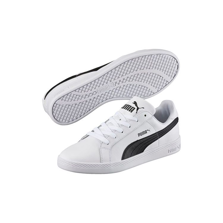 Puma Smash Casual Low-Top Sneakers Women Sneakers White Black 360780-02