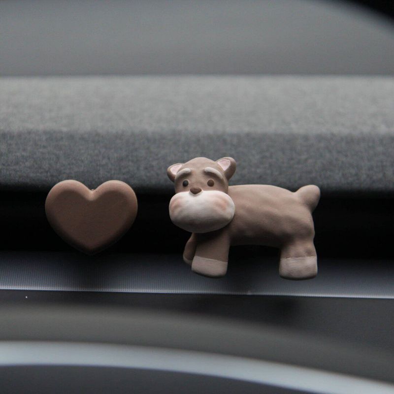 Car Air Freshener Vent Decoration Ornament Cute Puppy Sherari High-End Perfume Diffuser Stone Gift