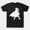 Men Black Print T-shirt Flcl No-Cut Transfer Paper Print Cotton Tshirt