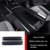 Car Accessories Fit for Toyota Sienna 2021 2022 2023 2024 Interior Center Console Armrest Cover Panel Protect Decorate Trim (Carbon Fiber Grain) ABS