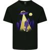 Bigfoot Abduction Funny Alien UFO Kids T-Shirt Childrens