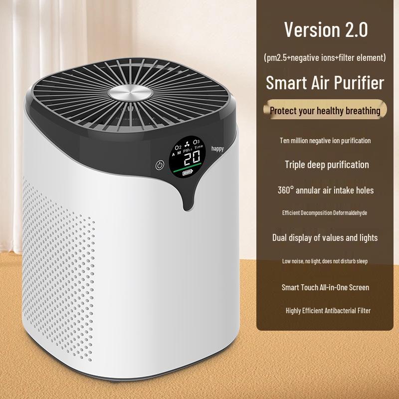 Deformaldehyde Odor Removing Air Purifier: Eliminates Smoke, Sterilizes, and Provides Negative Ion Purification for Bedrooms