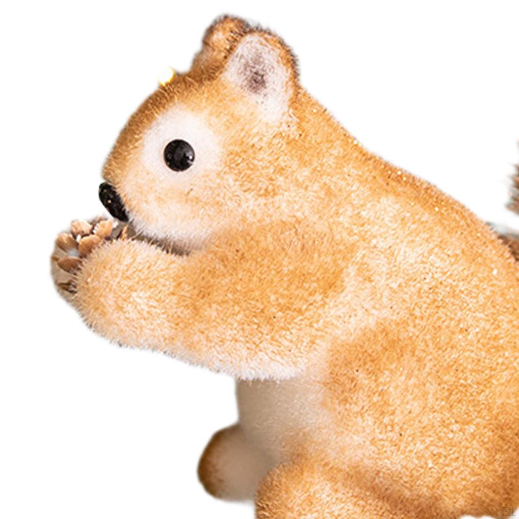 Christmas Squirrel Decor Tree Ornament Collection Lightweight Adorable Animal Figurine