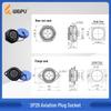 Weipu SP29 Aviation Plug IP68 Diamond Flange Male Female Connector.