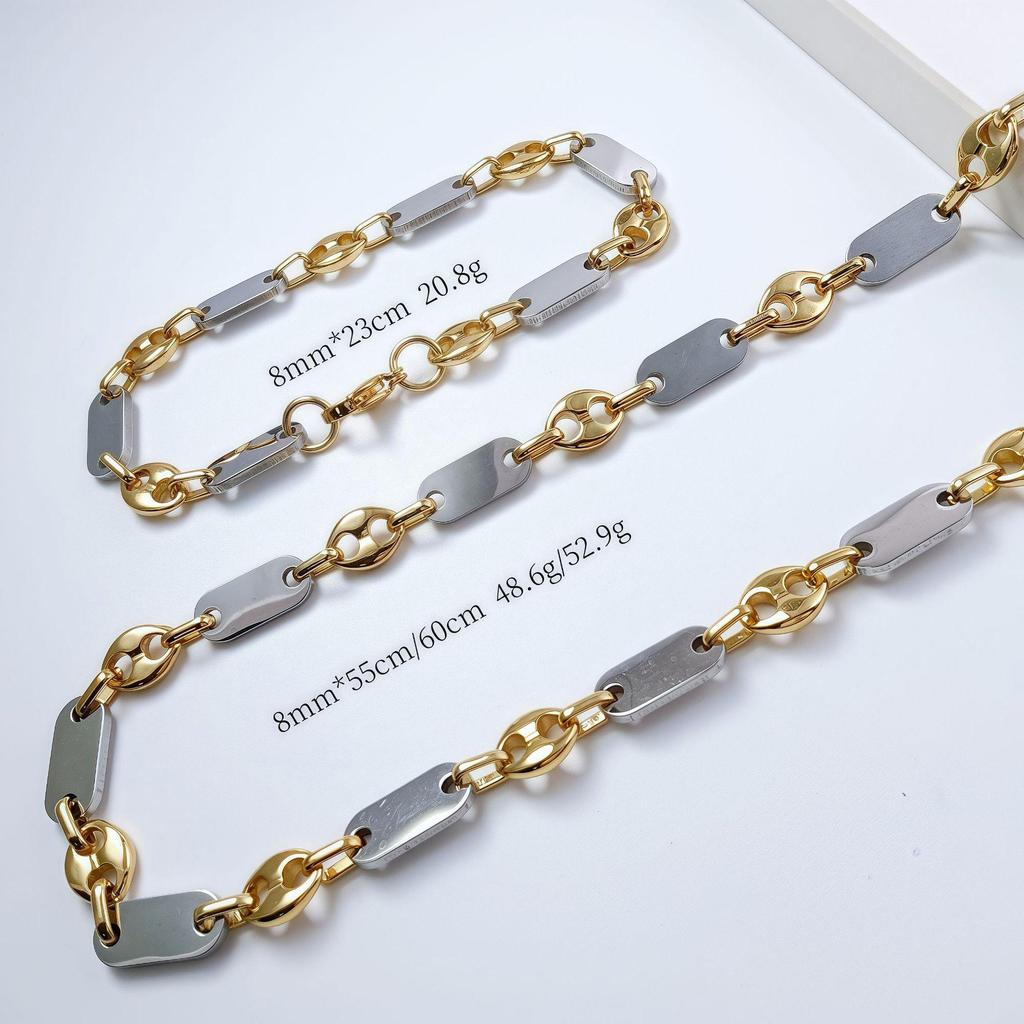 Handmade Emperor Chain Fashion Necklace - Smooth Stainless Steel