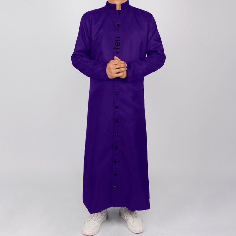 Amazon Halloween Priest Costume Godfather Cosplay Costume Medieval 5-Color Priest Role-Playing Cosplay Outfit