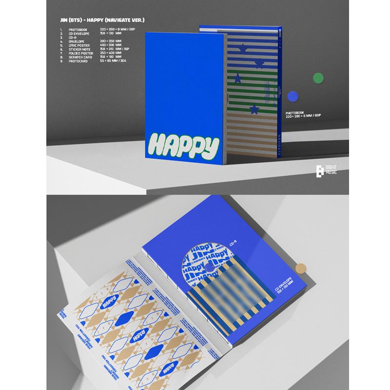 JIN (BTS) - Jin 1st Solo Album 'Happy'