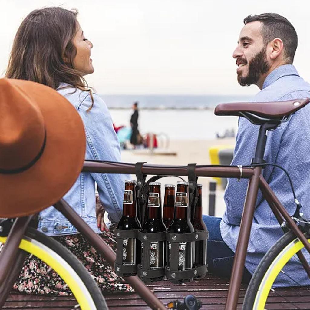 Portabirra per Bicicletta Ciclismo Conservazione Birra Anti-Sversamento Portabottiglie per Bicicletta per Pendolarismo Strada di Montagna Quotidiano Tour Esterno