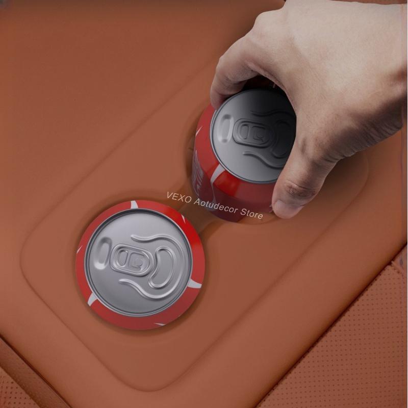 Rear Seat Cup Holder Silicone for BYD Leopard Ti 7 2025 Electric Vehicle Center Console Storage Box Non-slip Ert Cup Holder