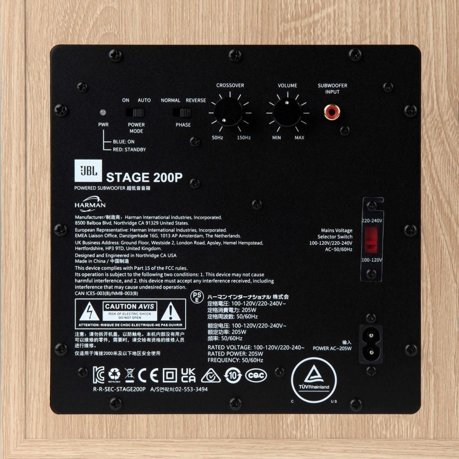 JBL STAGE 2 200P LATTE SUBWOOFER AKTYWNY, JBL by HARMAN