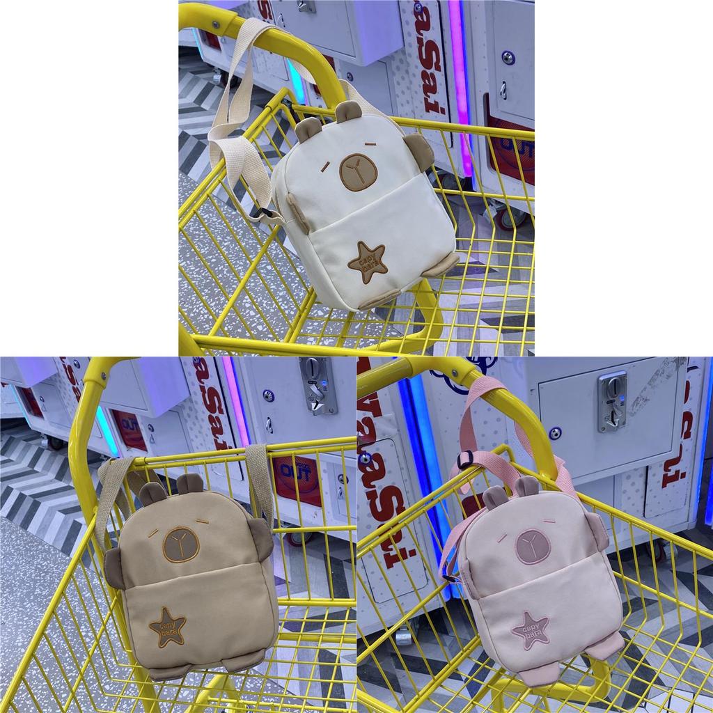 Cute Korean Style Cotton Mini Shoulder Bag For Casual Travel Girls