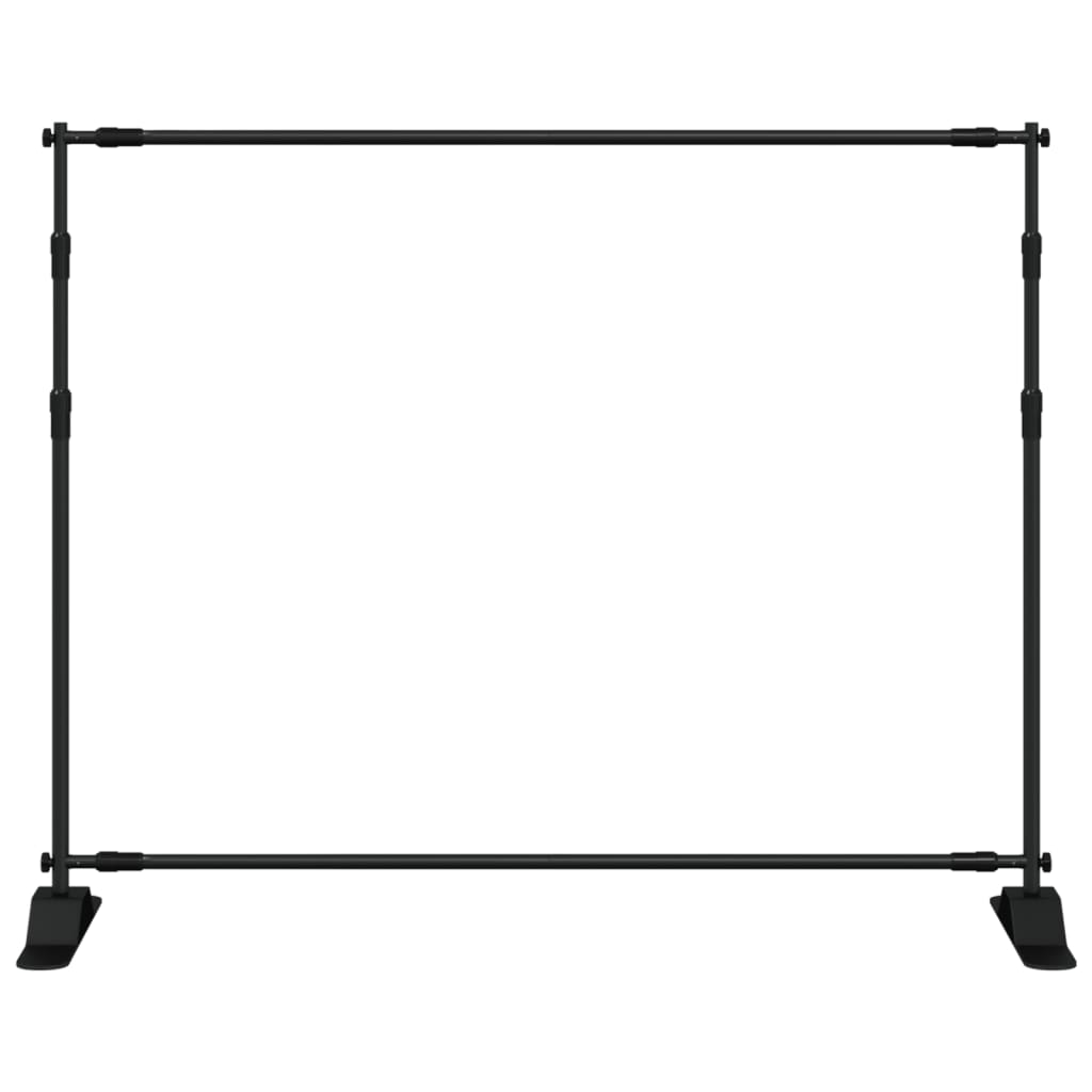 Hintergrundständer Schwarz 254 x 243 cm Stahl