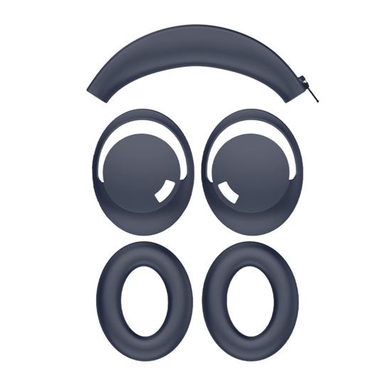 Carcasă de Protecție din Silicon pentru Căști 1MORE SonoFlow Protector pentru Căști Wireless Skin Shell Capac pentru Banda de Susținere Tampoane pentru Urechi Pernuțe Înlocuire