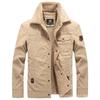 Men 'S Cotton Washed Cotton Lamb Cashmere Warm Lapel Jacket