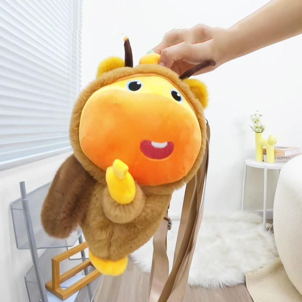 Cartoon Capybara Lulu Doll Toy Cockroach Stuffed Capybara Doll Capybara Doll Plush Doll  Boys Girls