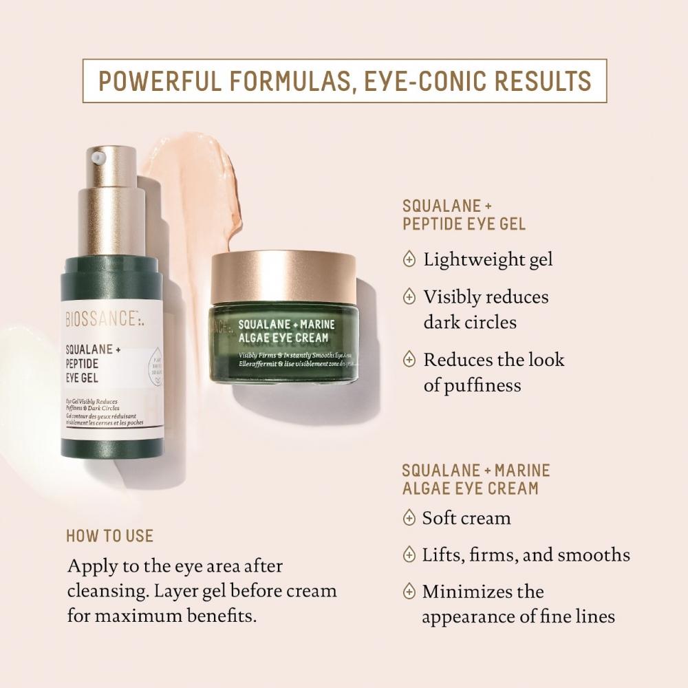 Biossance Squalane + Meeresalgen Straffende   Lifting Augencreme