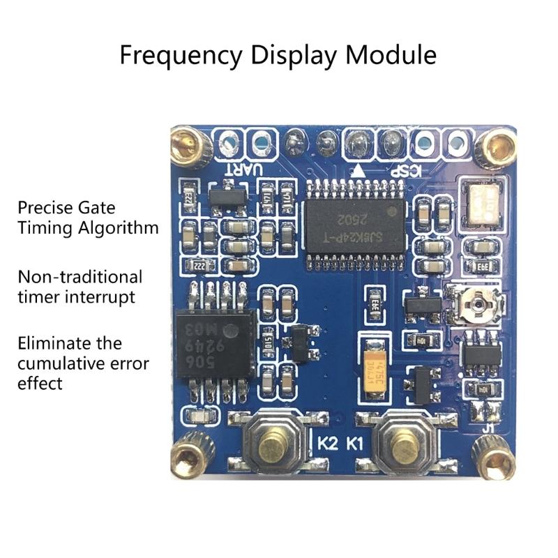Digital Frequency Meter Featuring Wide Ranging 20MHz to 2.7GHz and High Resolution Clear Screen for Radio Signal Analysis