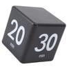 Flip Timer 15 20 30 60 Minutes Gravity Sensing Mini Countdown Timer for Cooking Study Workout Black