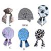 Shower Cap Nylon Waterproof Colorful Pattern for Long Short Curly Hair Hair Protection During Showers