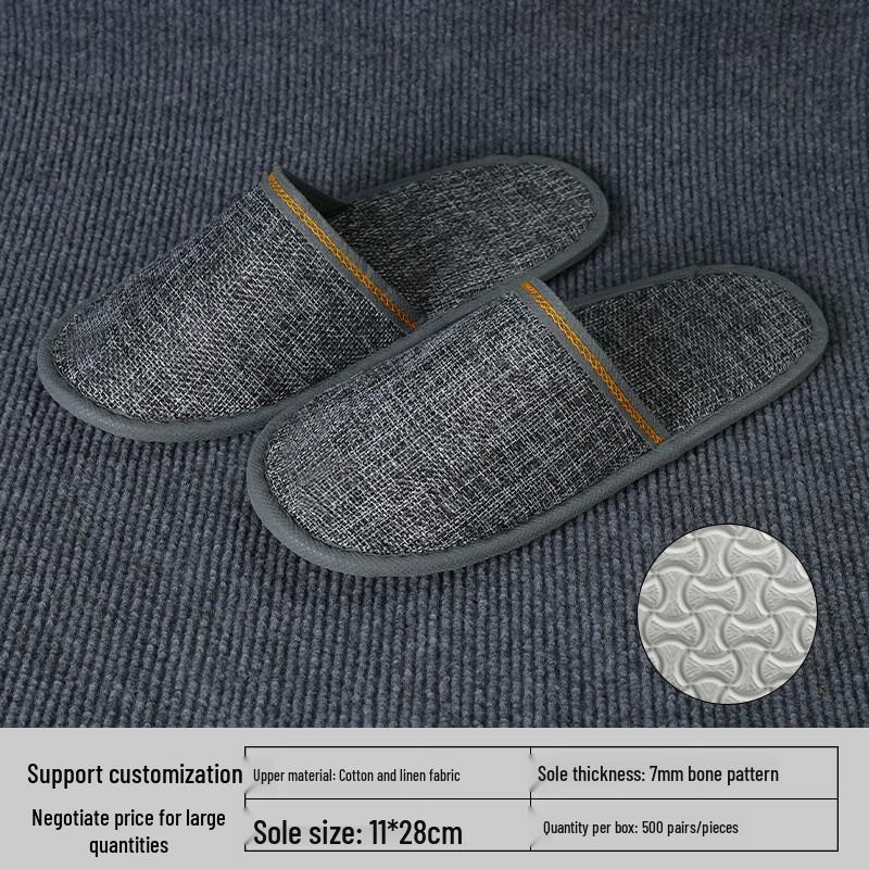 Yipan Disposable Hotel & Guest Slippers - Individually Wrapped