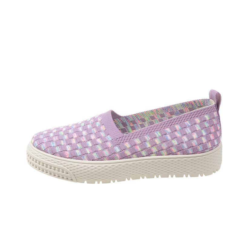 

Осенняя мода повседневная сетчатая дышащая женская обувь легкая спортивная обувь плоская обувь уличные нескользящие универсальные ленивые мокасины 40 фиолетовый