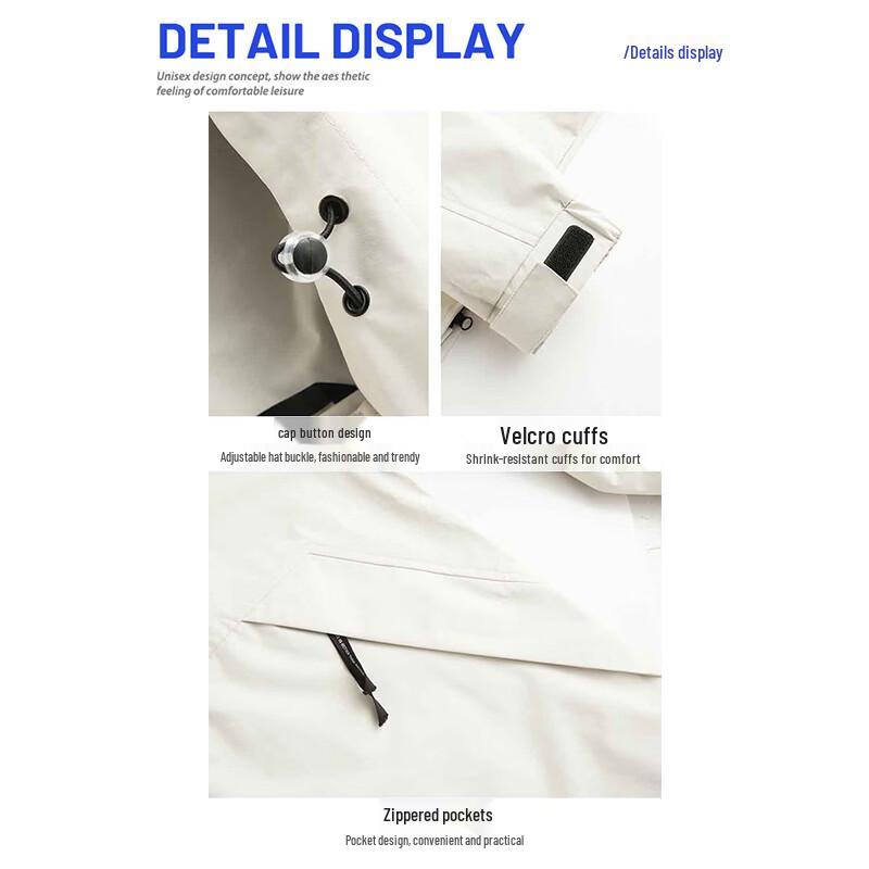 JEEP SPIRIT Men's Outdoor Windproof Waterproof Jacket