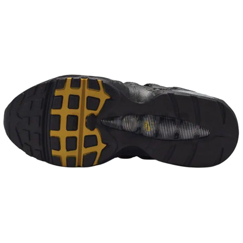 Nike Air Max 95 SE Big Bubble - Total 90 Black Unisex Sneakers Metallic-Gold Metallic-Silver IB6830-001