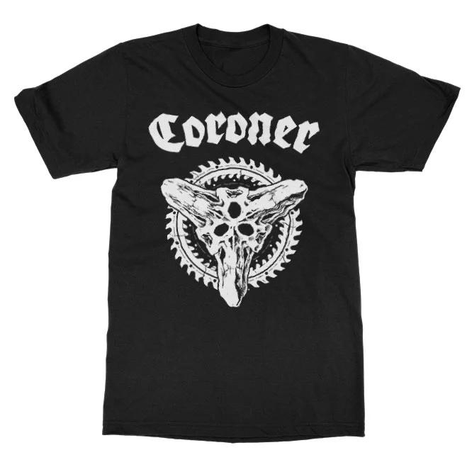 

Coroner Skull 2022 Tour Leisure Tshirt Luxury Brand for Men and Women XL