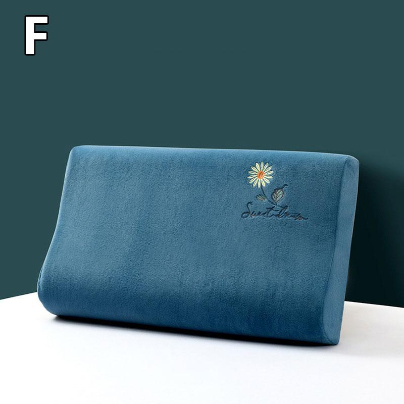 1шт отскок наволочка латексная наволочка бархатная пена с эффектом памяти протектор контур на молнии зимняя теплая S