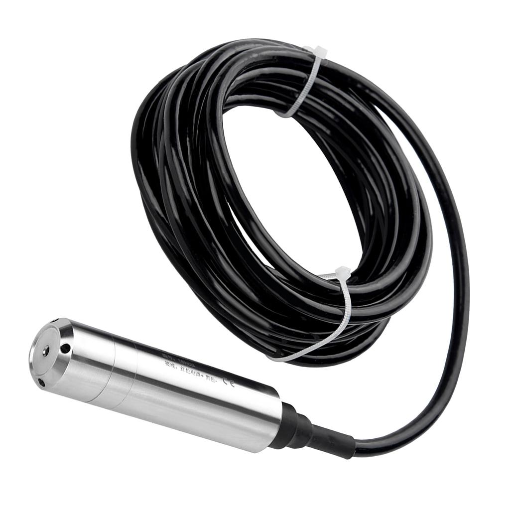 Liquid Level Sensor DC24V 4-20mA Throw in Type Liquid Level Sensor For Detecting 0-5m Range Depth Stainless Steel Level Sensor