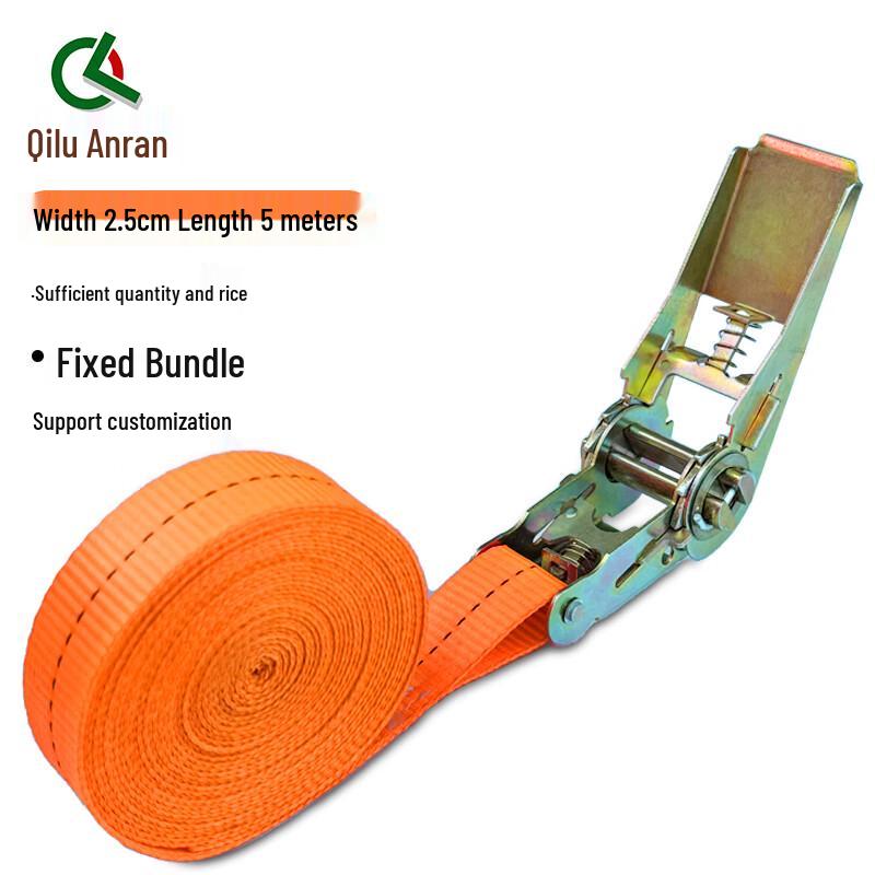 Cargo Lashing Strap with Ratchet Tensioner
