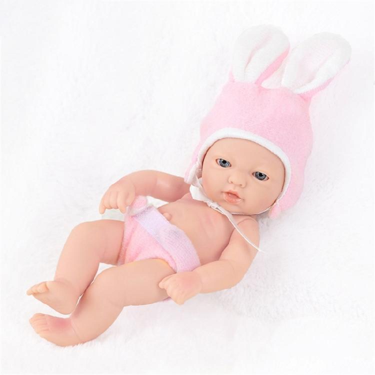 7in Life Like Reborns Toy Dolls Figure Interactive Soft Baby Dolls that Looks Real with Changeable Clothes